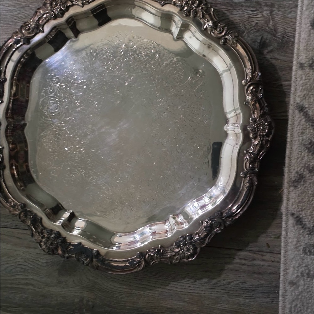 FB Rogers Elegant Silver Plated Serving Tray small